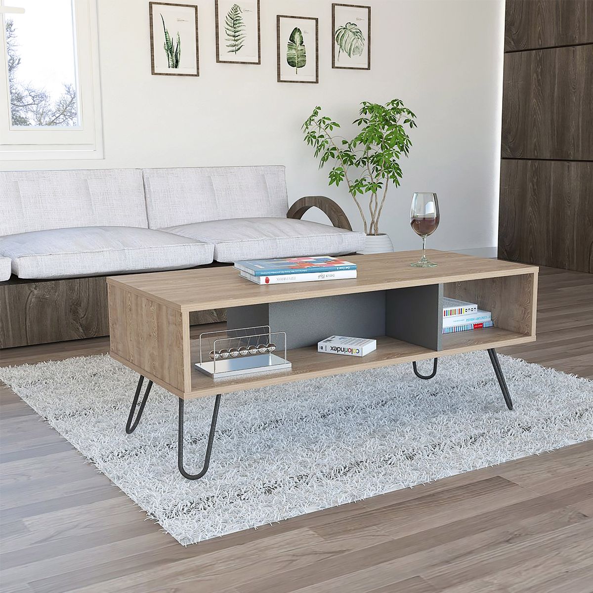 TUHOME - Mesa De Centro Vassel Tuhome