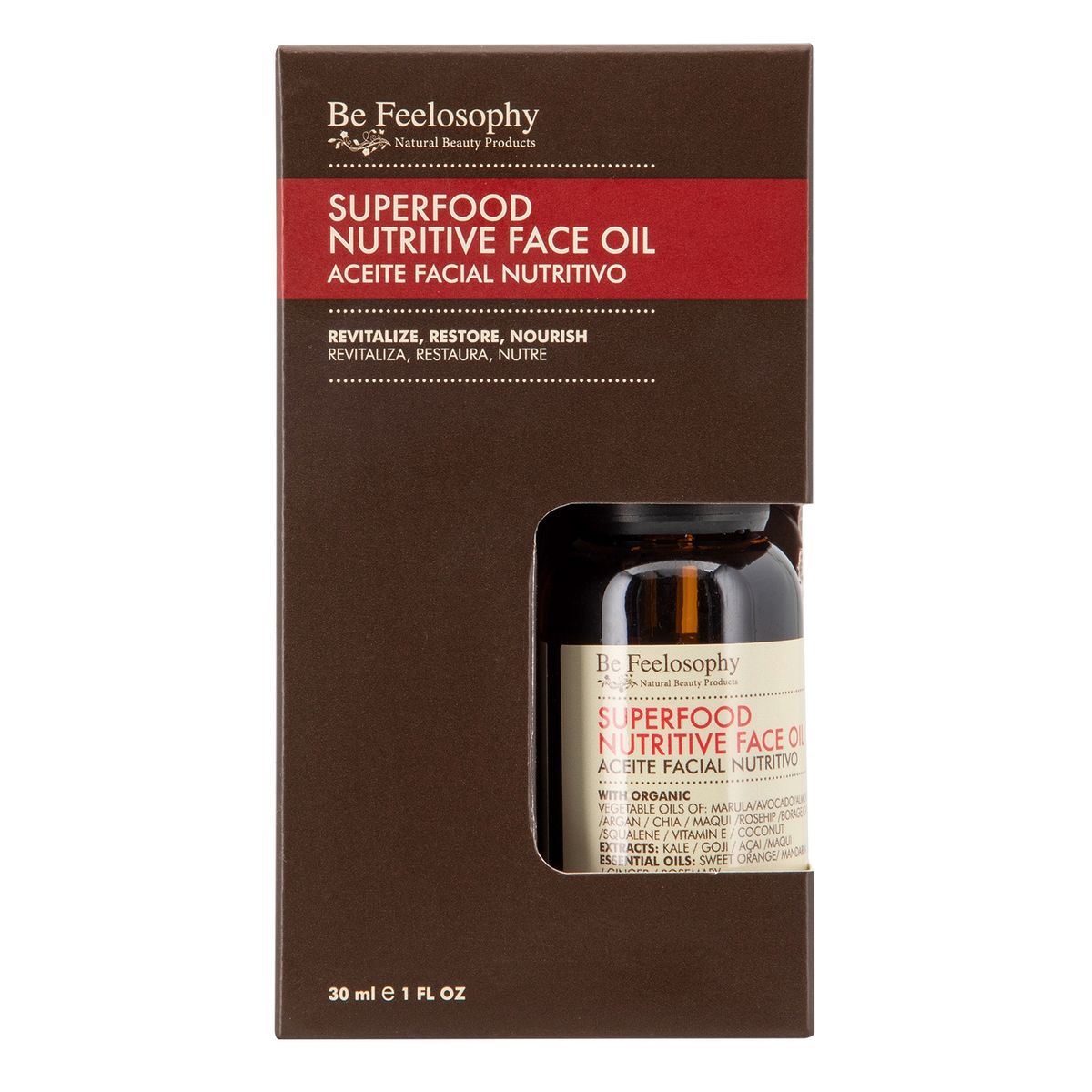BE FEELOSOPHY - Aceite Facial Nutritivo Hidrante Superfood 30 Ml Be Feelosophy