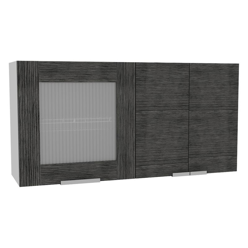 TUHOME - Mueble Super Fendi-Roble Gris/Blanco Tuhome