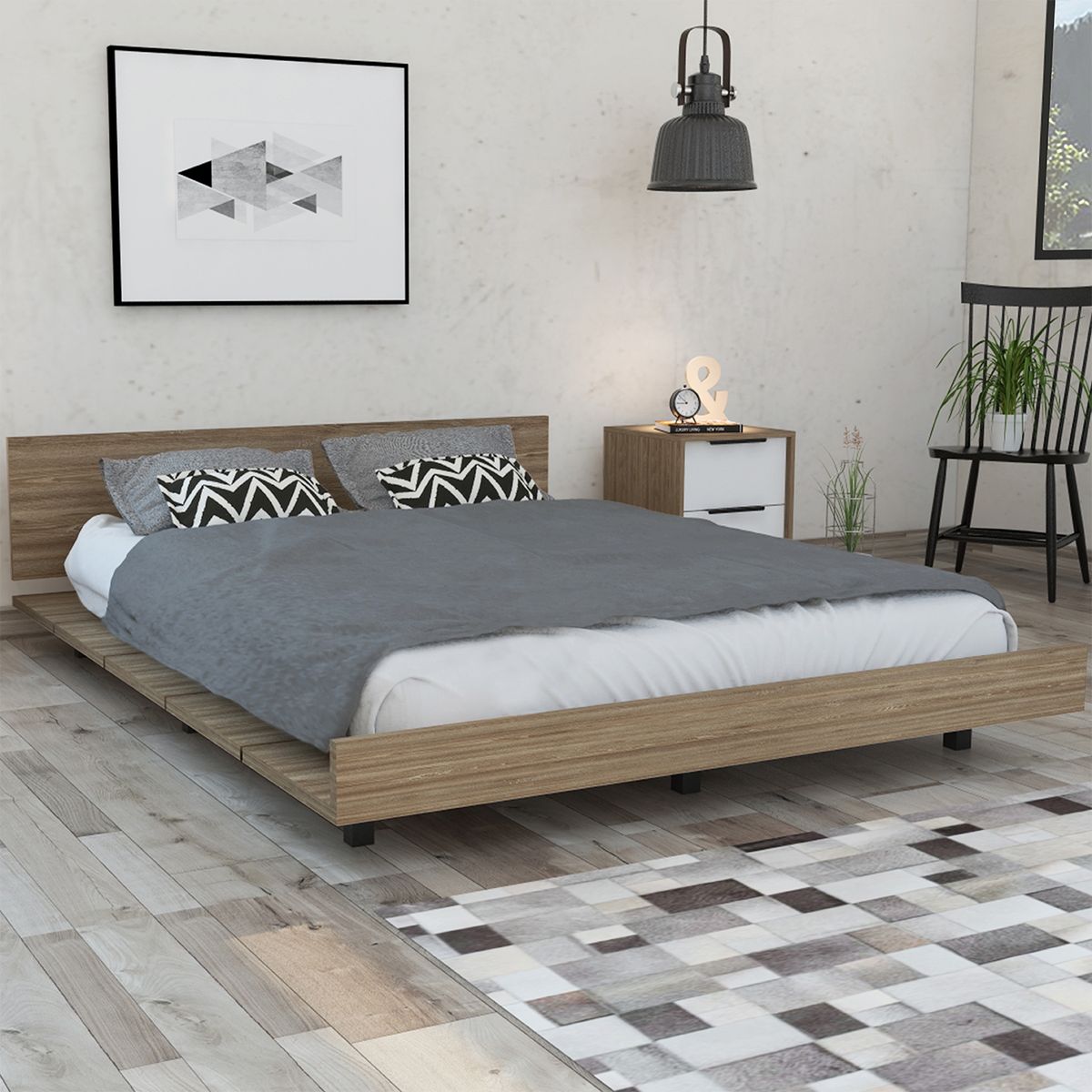 TUHOME - Base Cama Kaia 2 Plazas Tuhome