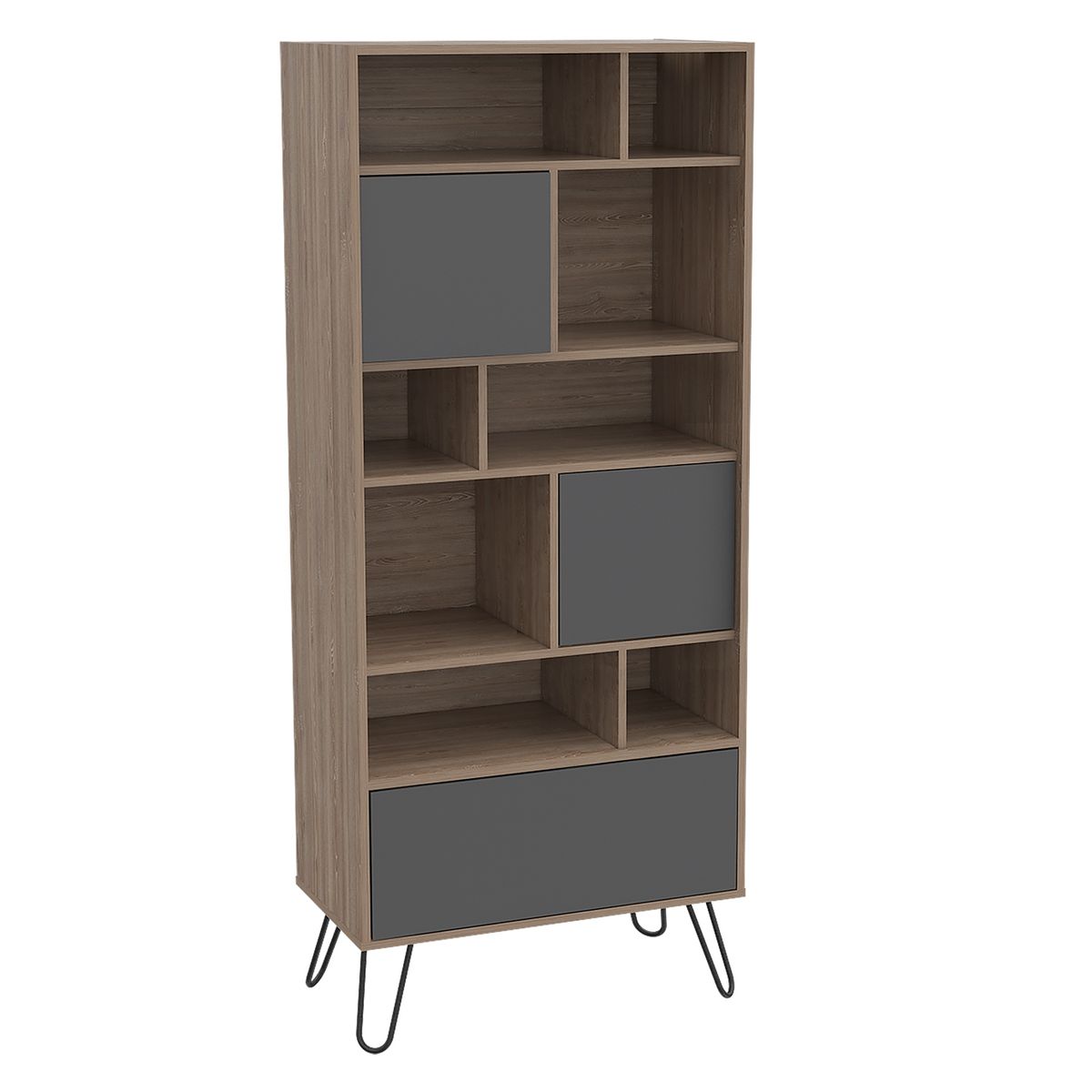 TUHOME - Biblioteca Vassel-Miel / Plomo Tuhome