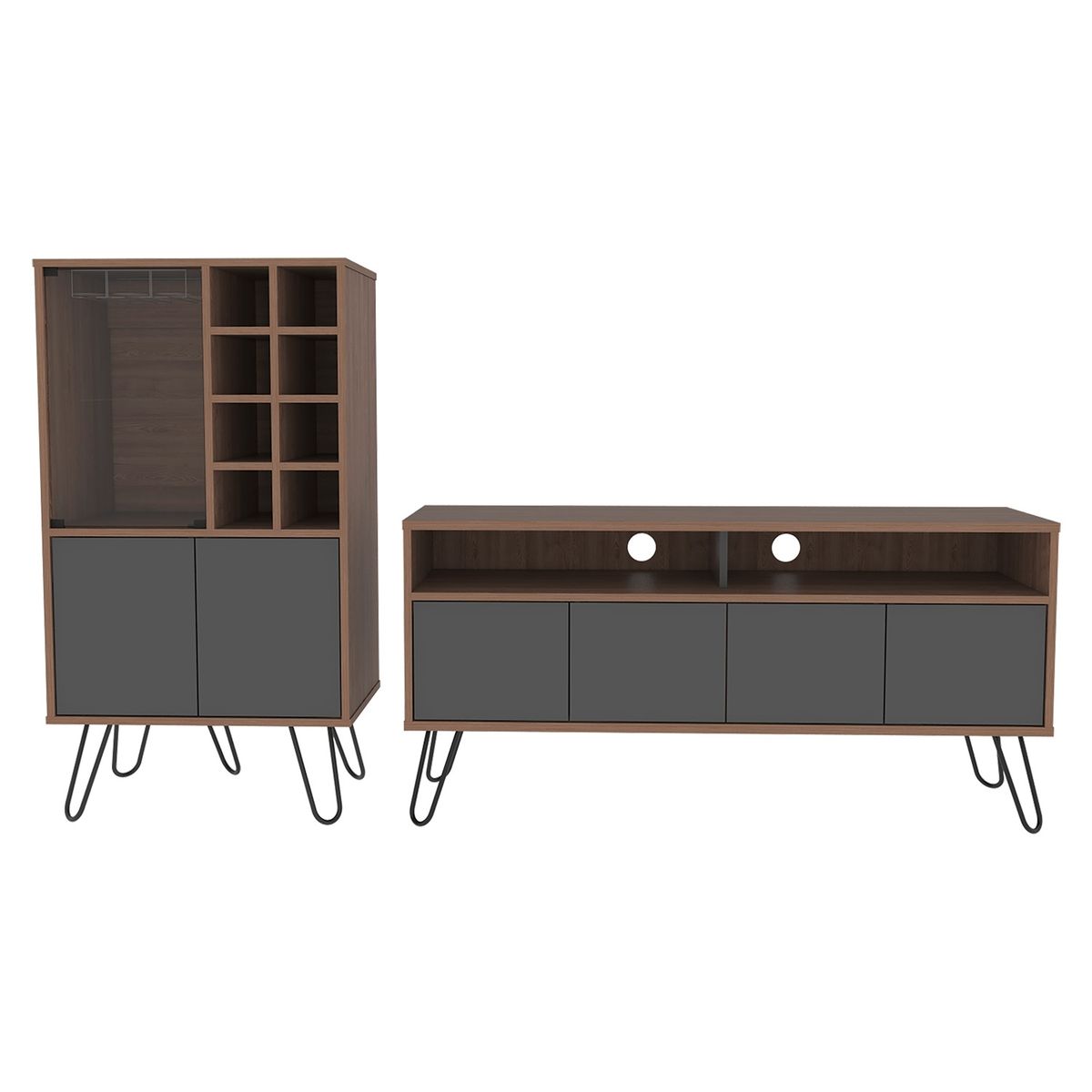 TUHOME - Mueble De Tv Vassel 55 " Tuhome