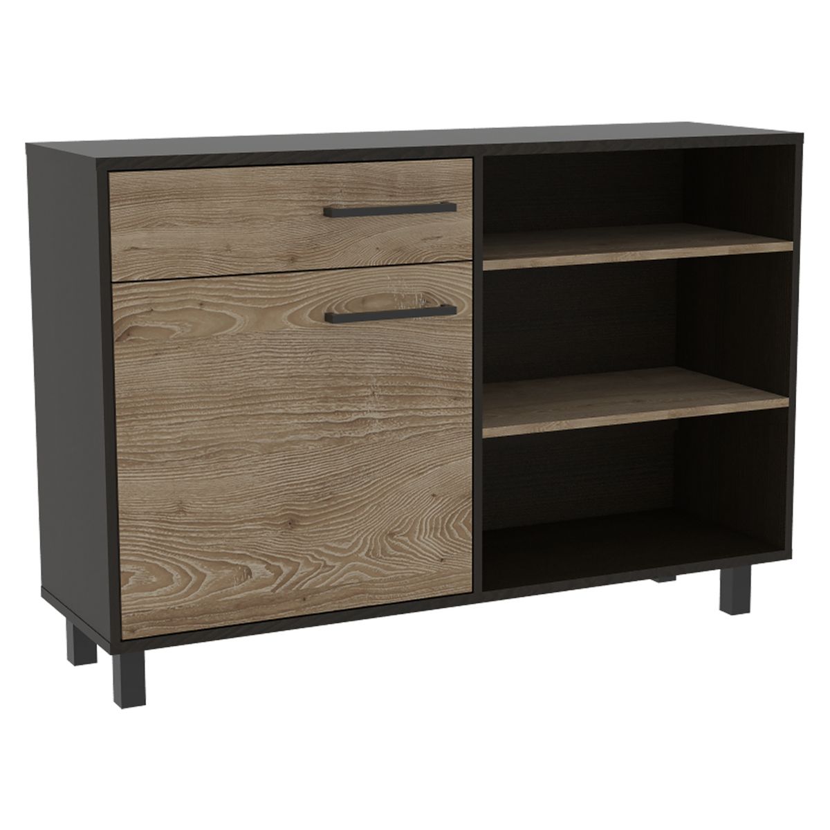 TUHOME - Mueble De Tv 65 Pulgadas Kaia Wengue Tuhome