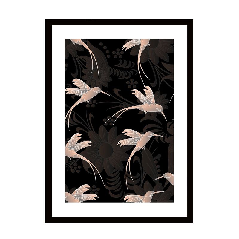 RETELA - Cuadros 70X50 Cms Ilustración Colibrí