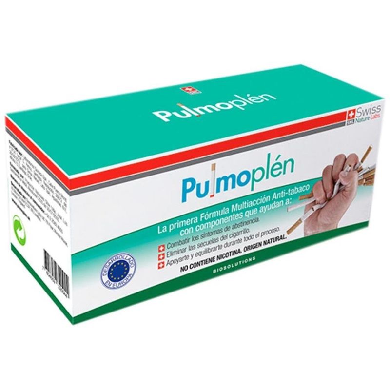 SWISS NATURE LABS - Pulmoplen 30 Dias - Tratamiento Antitabaco