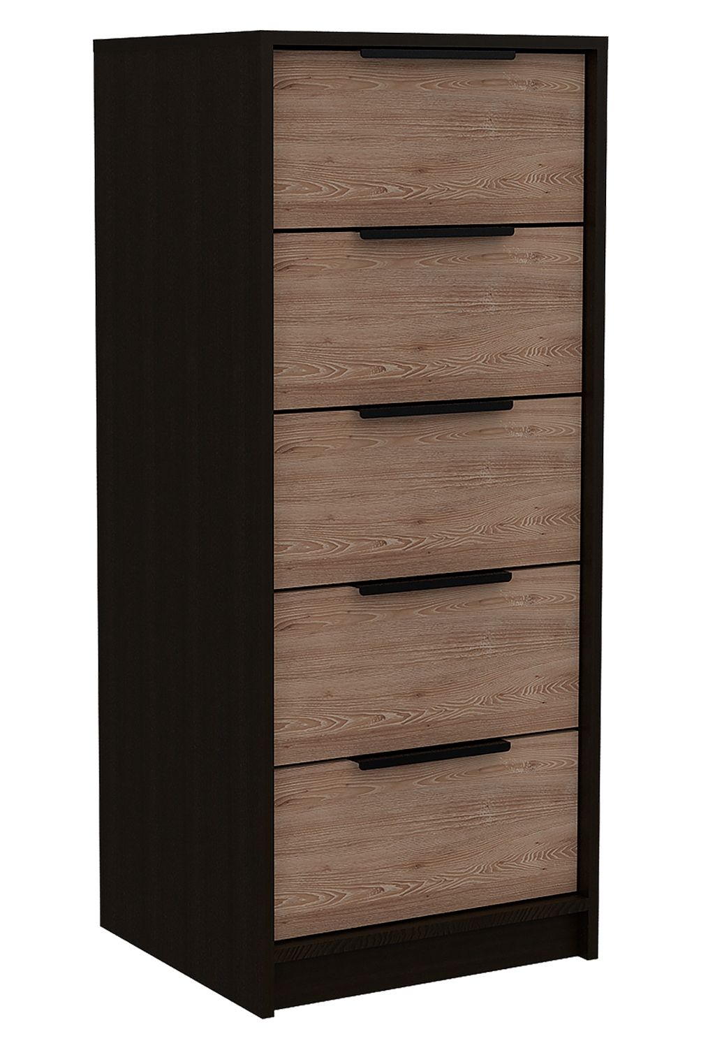 TUHOME - Cómoda Kaia 5 Cajones Wengue Tuhome