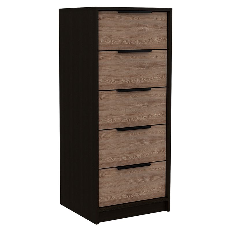 TUHOME - Cómoda Kaia 5 Cajones Wengue Tuhome
