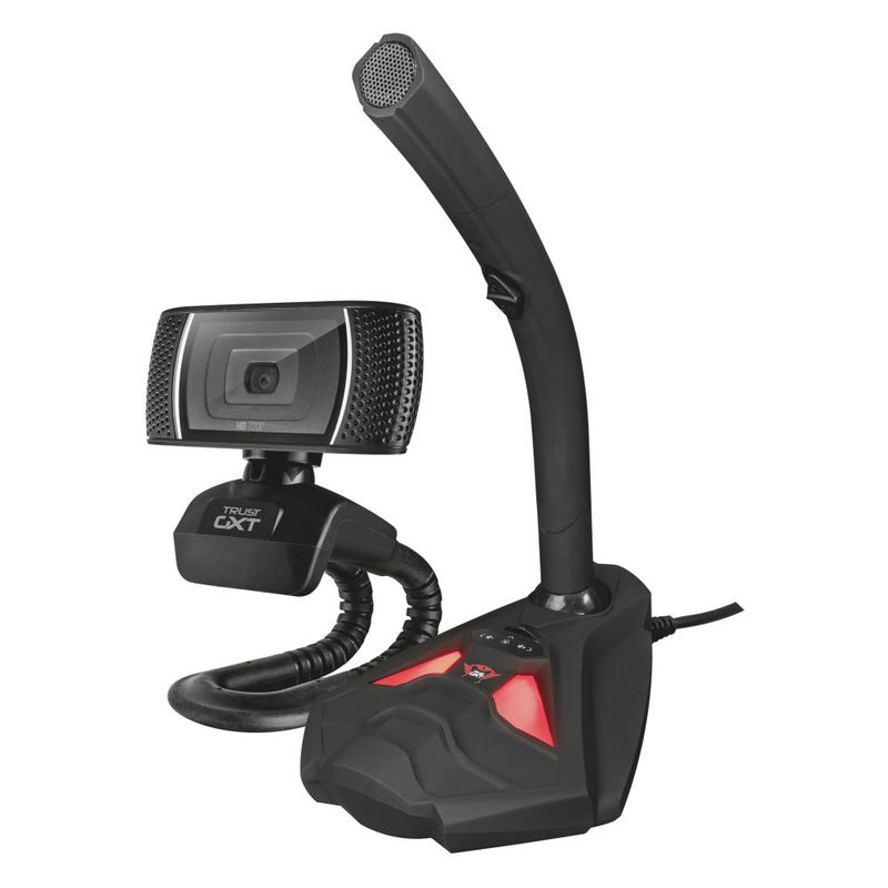 TRUST - Webcam & Microfono Gxt 786 Reyno Streaming Pack