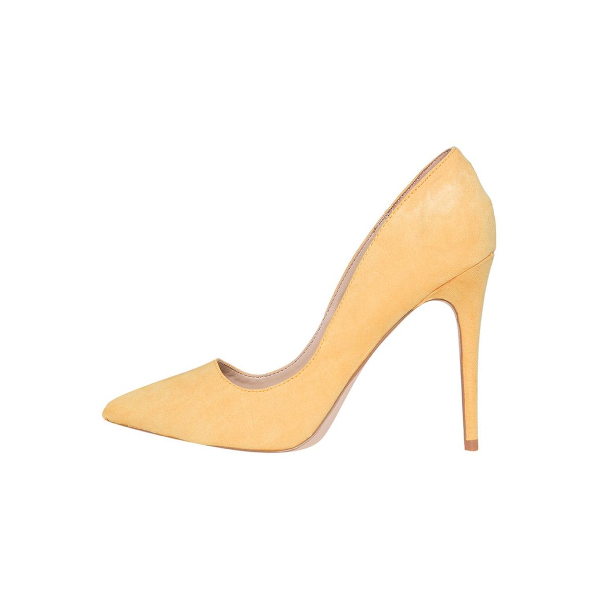 UNIQUE - Zapato Mujer Stilletto Amarillo Rebel Heart