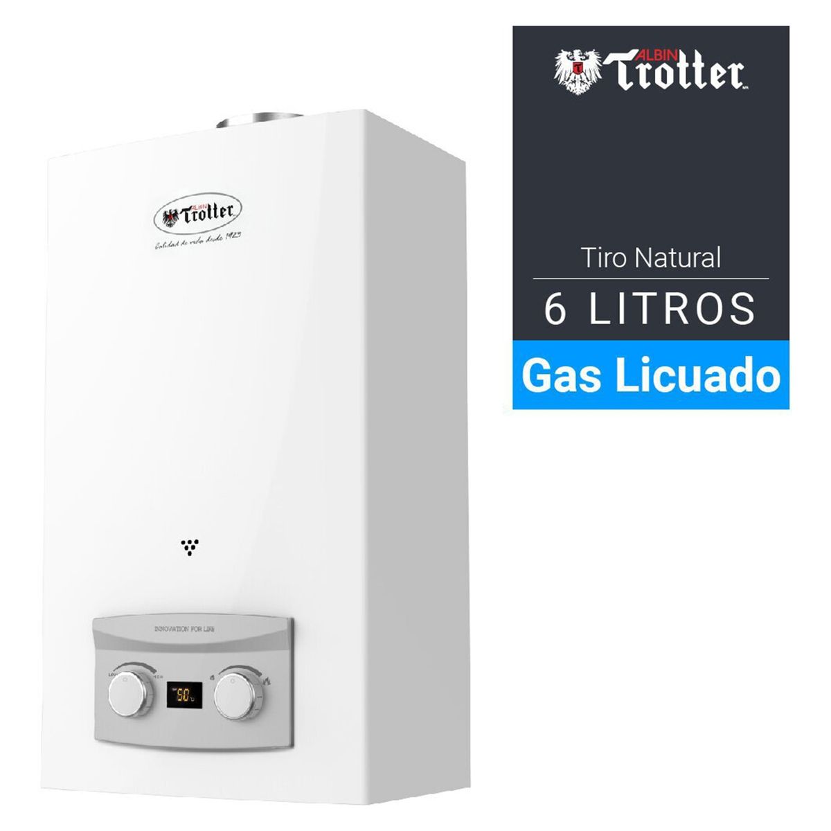ALBIN TROTTER - CALEFONT GAS LICUADO 6 LITROS TIRO NATURAL