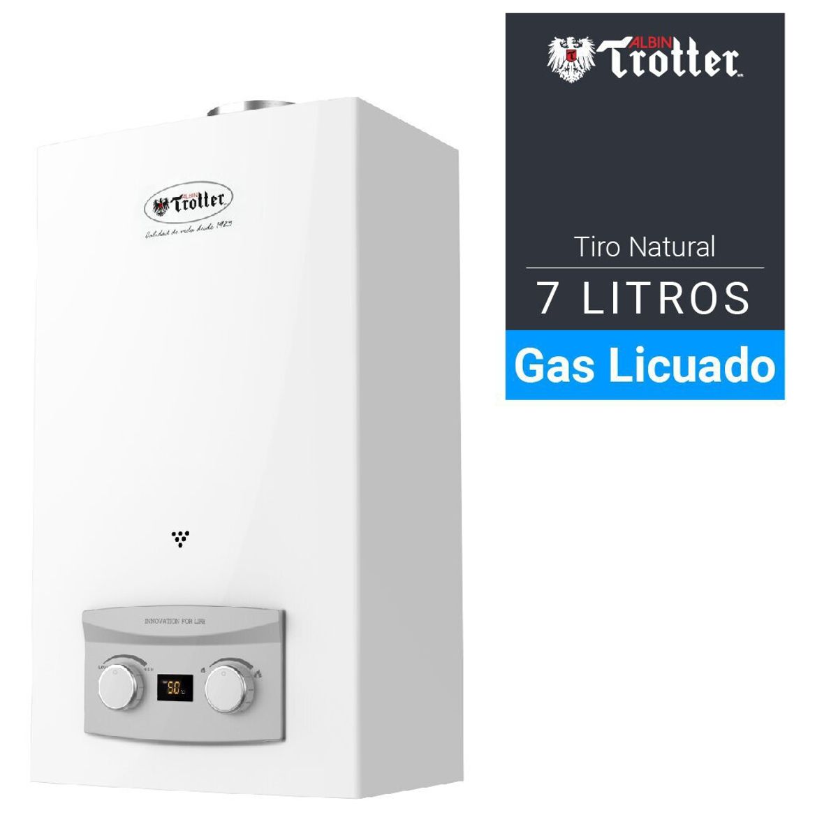 ALBIN TROTTER - CALEFONT GAS LICUADO 7 LITROS TIRO NATURAL