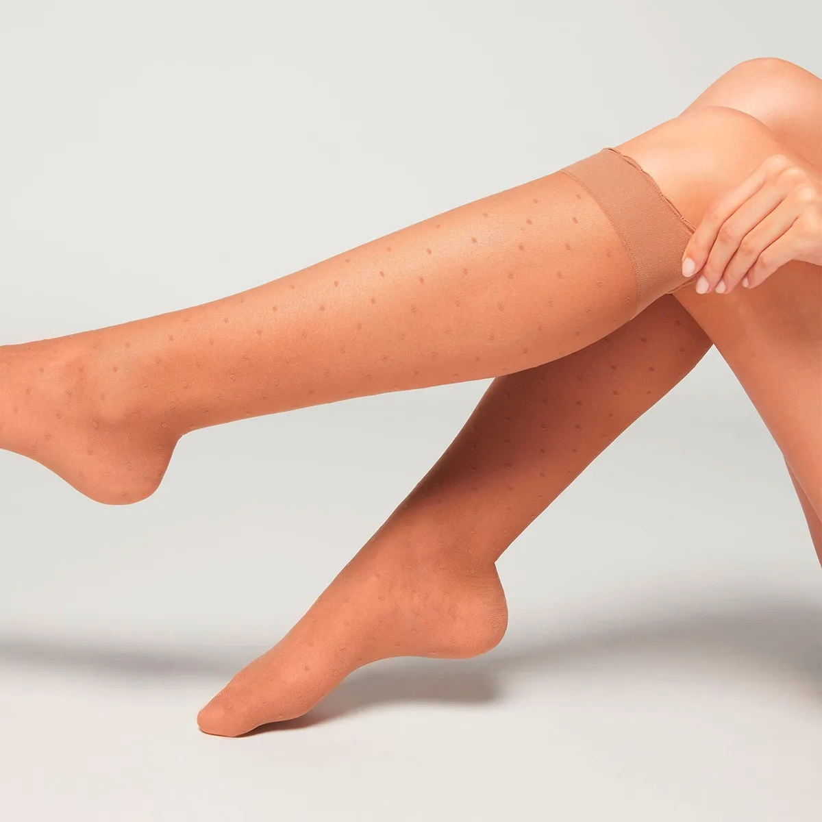 CALZEDONIA - Panty Medias con Estampado Puntos Calzedonia