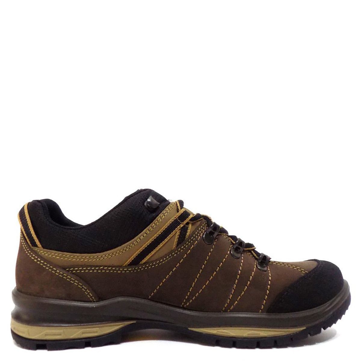 BE FLEX - Zapato Outdoor Hombre Italiano Camel Sin Caña Grisporte