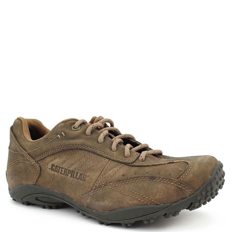 CAT - Zapatilla Urbana Hombre Cuero Café Cat