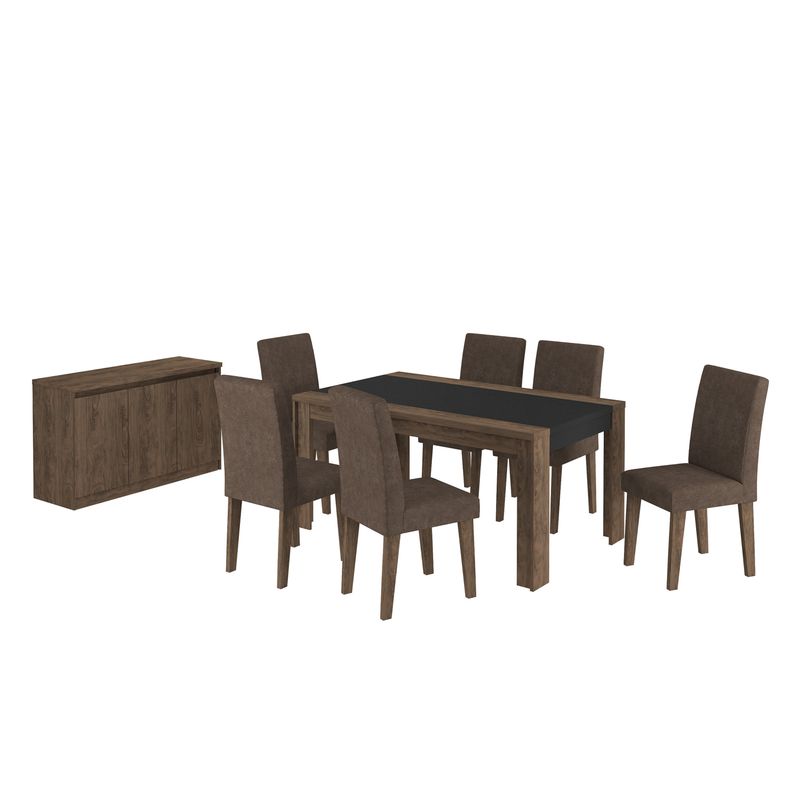 DECOCASA - Combo Lorenzi Ii Comedor+Buffet M/N Decocasa