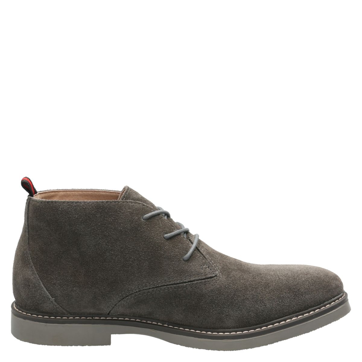HUSH PUPPIES - Botín Hombre Cuero Gris Hush Puppies