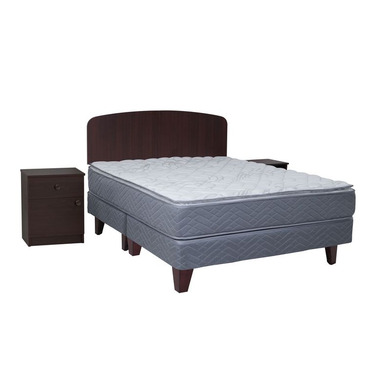 CELTA - Cama Europea Altamira 2 Plazas Base Dividida 150x190 cm + Muebles Córdoba