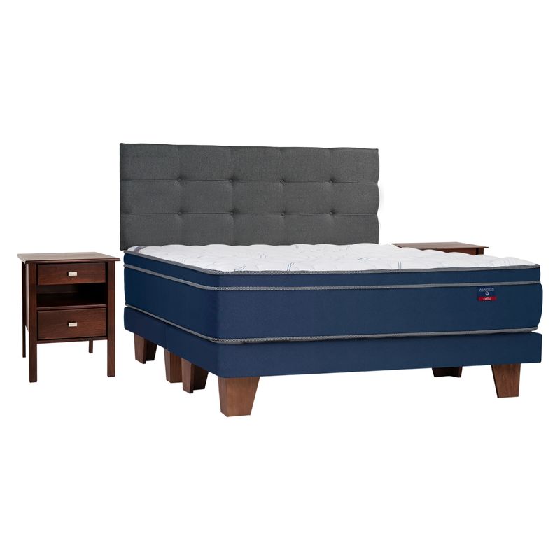 CELTA - Cama Europea Adaptive King Base Dividida 180x200 cm + Muebles Alava Celta