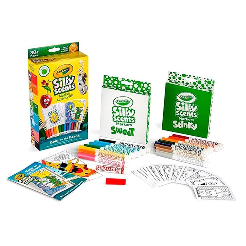 CRAYOLA - Marcadores Silly Scents Vamos a la Playa