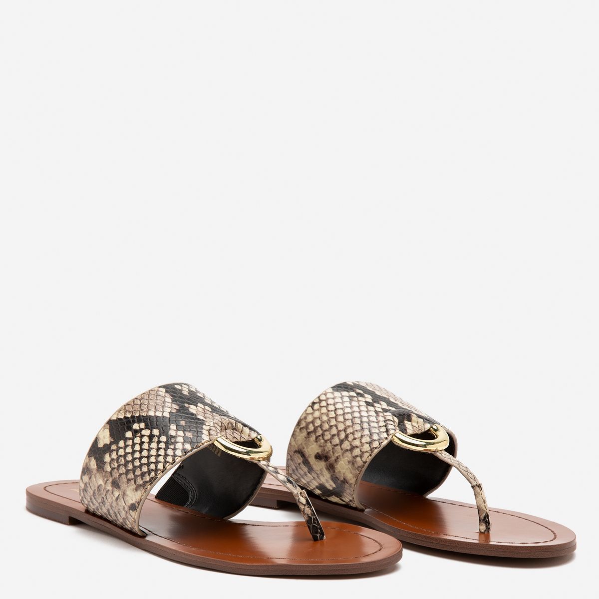 ALDO - Sandalia Mujer Cuero Beige