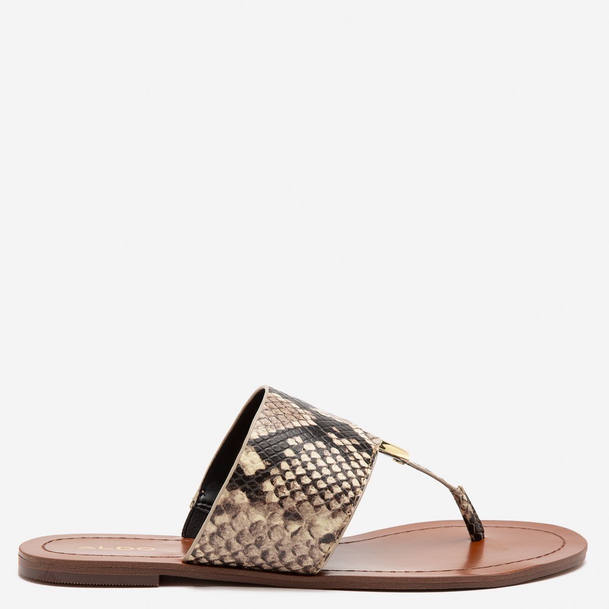 ALDO - Sandalia Mujer Cuero Beige