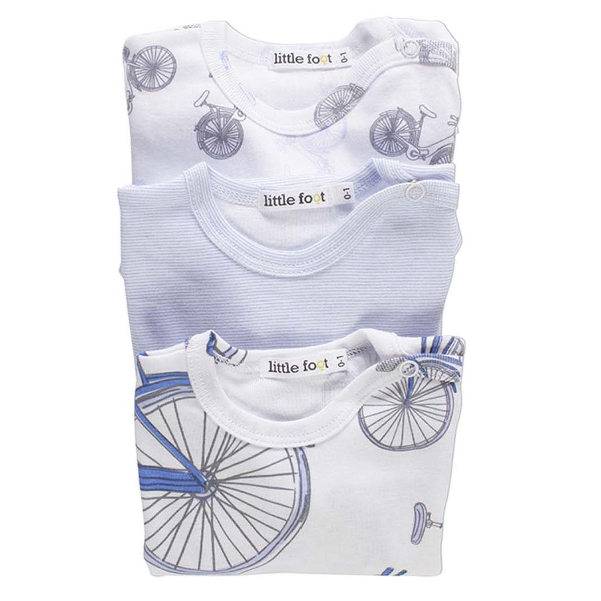 LITTLE FOOT - Little Foot Pack Body Manga Larga 3 Unidades Niño