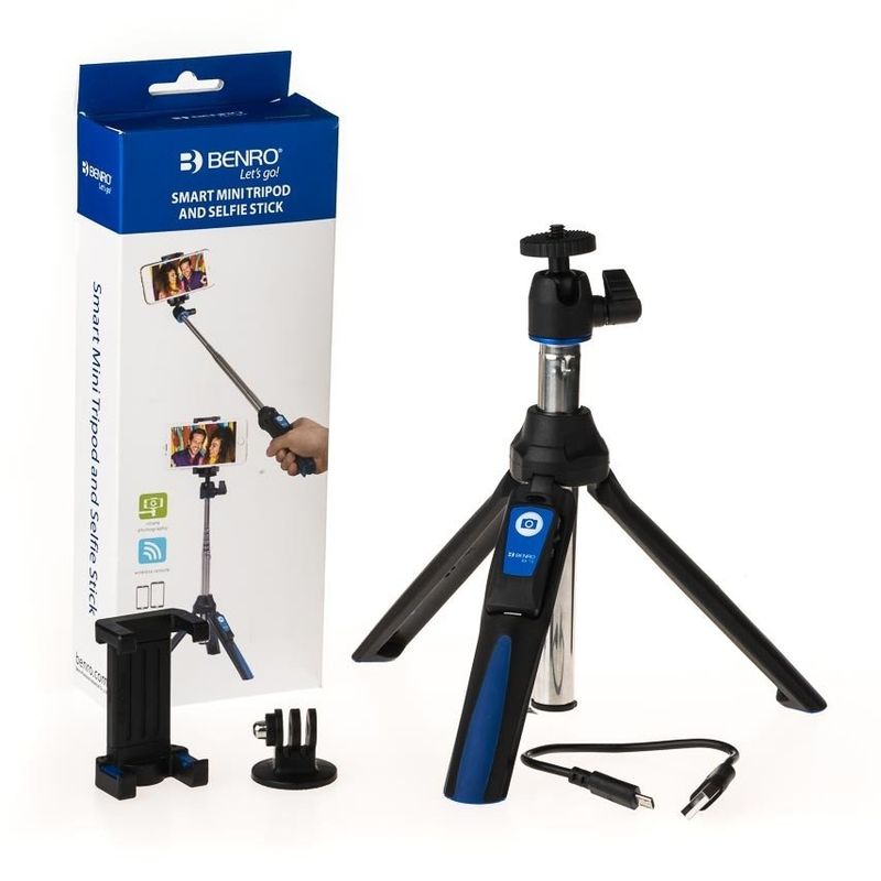 BENRO - Benro BK10 Mini Trípode y Selfie Stick