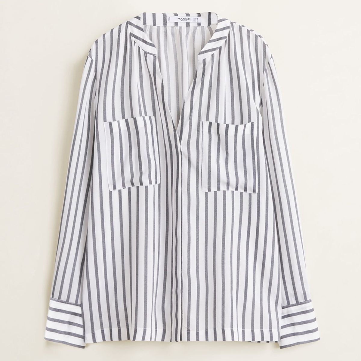MANGO - Camisa bolsillos