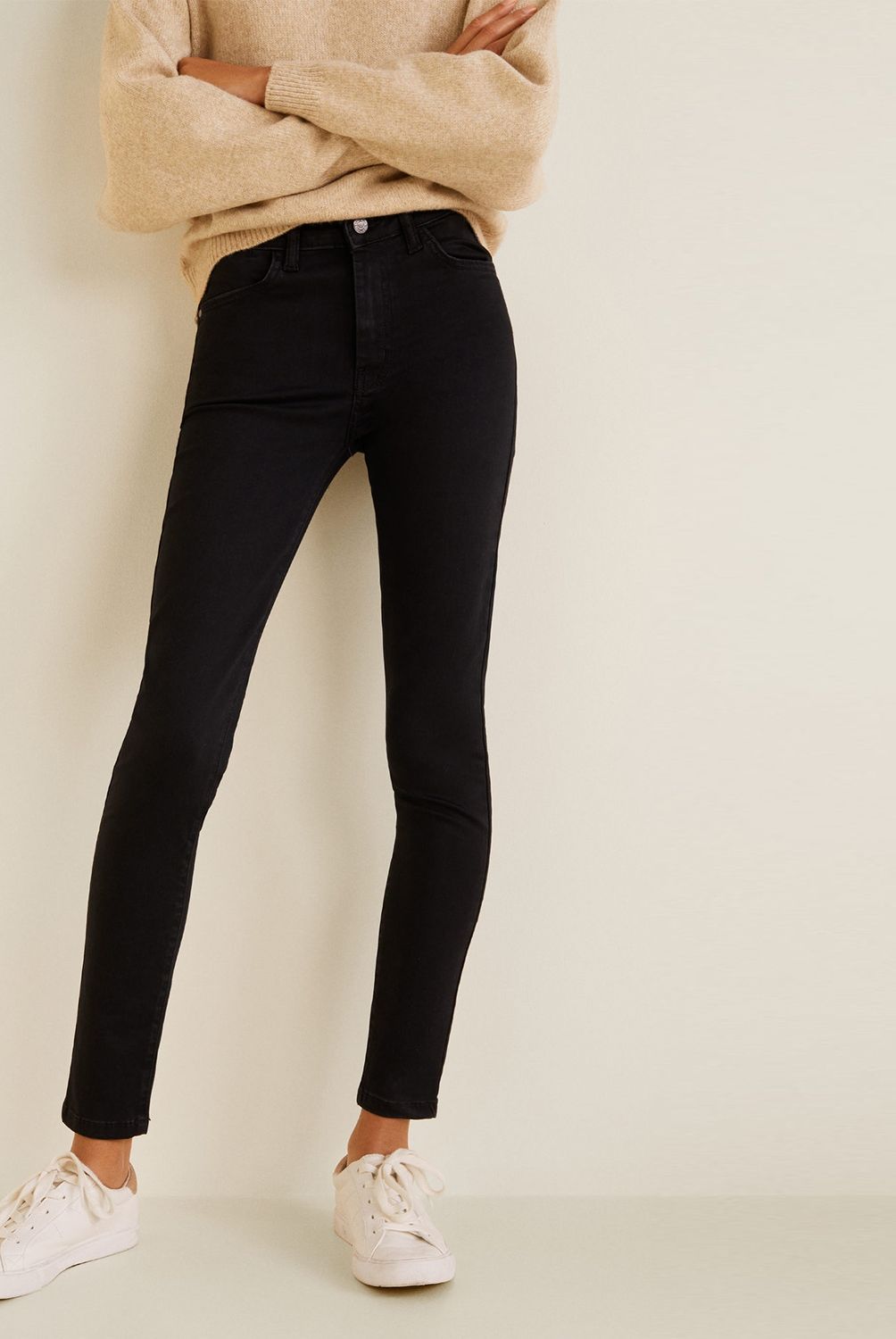 MANGO - Jeans Skinny Elektra Tiro Medio Mango
