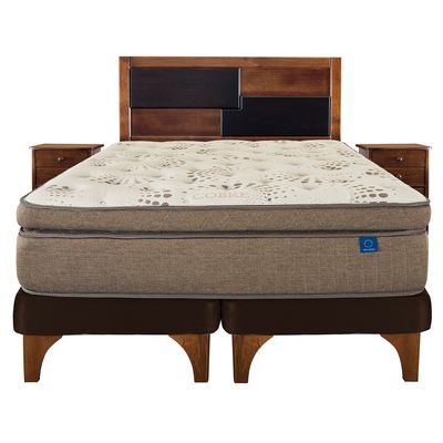 Imagen 2 del producto Cama Europea Terra Cobre King + Respaldo + 2 Veladores