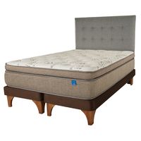 Cama Europea Terra Cobre 2 Plazas + Respaldo Design