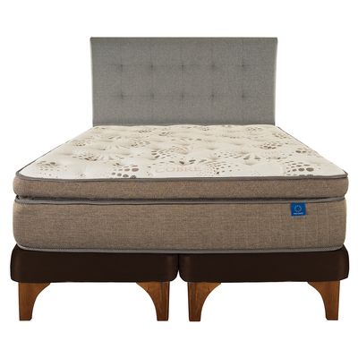 Imagen 2 del producto Cama Europea Terra Cobre 2 Plazas + Respaldo Design