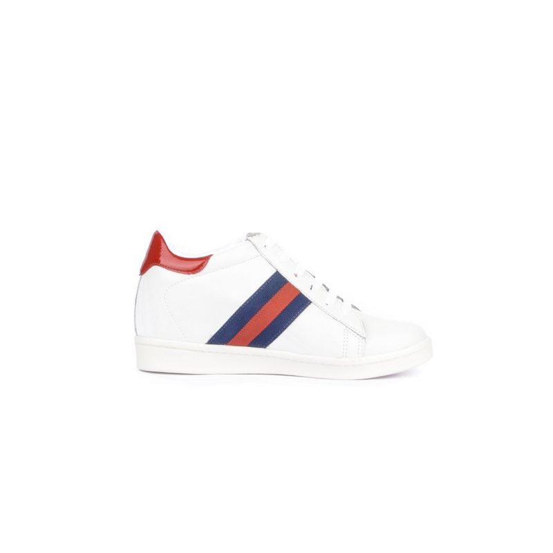 MAX DENEGRI - Zapatilla Mujer Wild Blanca + 7Cms