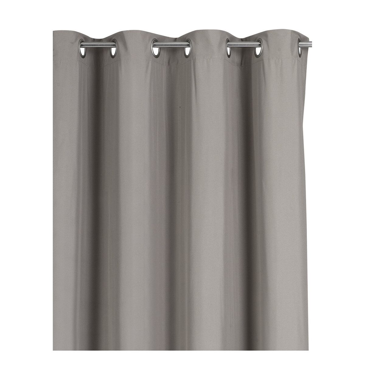 CLEMS CORTINAS - Cortina Blackout Argolla Café Claro 140x225 CM