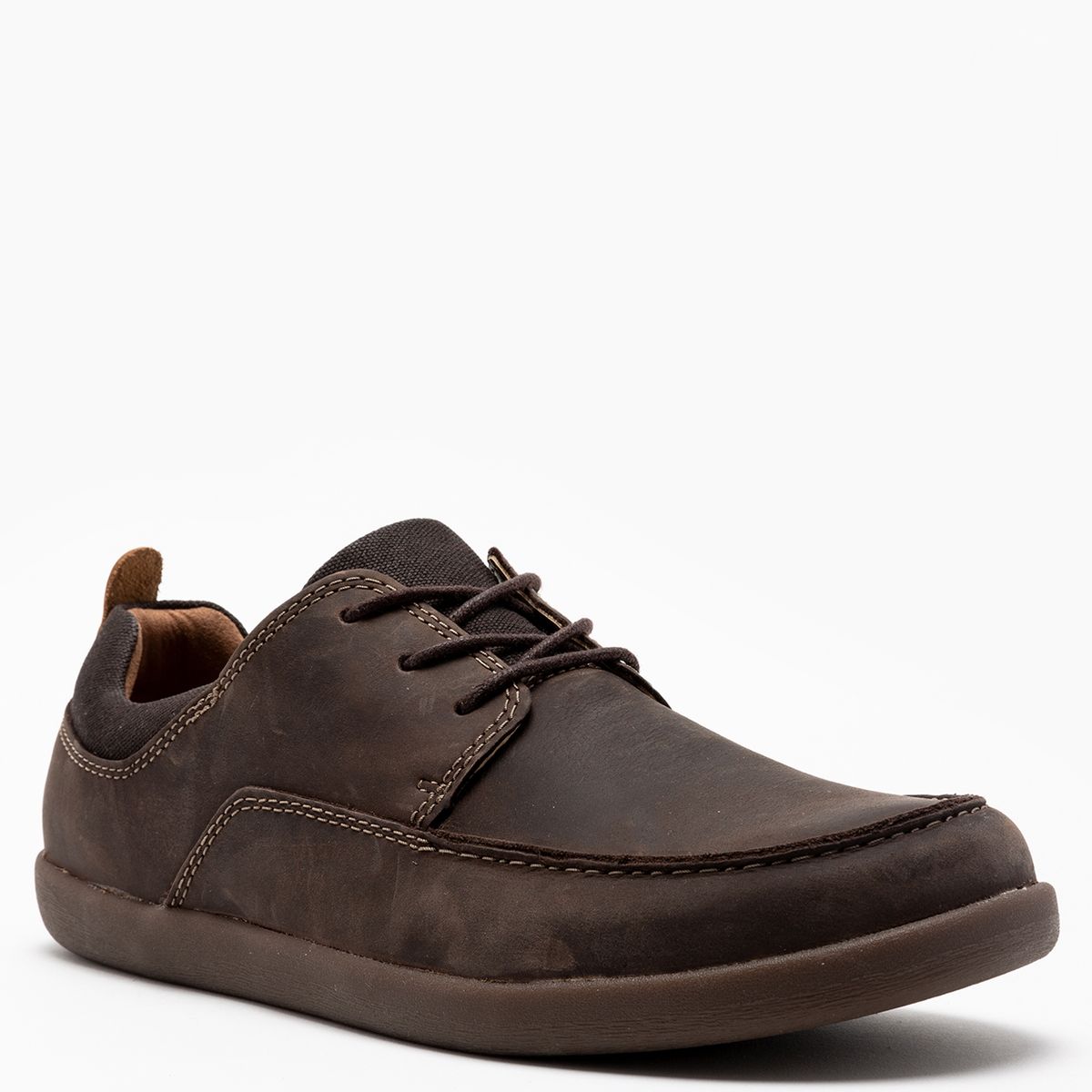 CLARKS - Zapato Casual Hombre Cuero Café Clarks