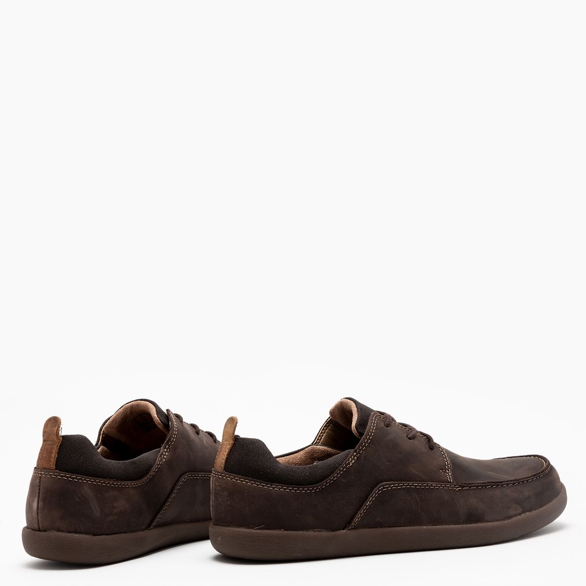 CLARKS - Zapato Casual Hombre Cuero Café Clarks