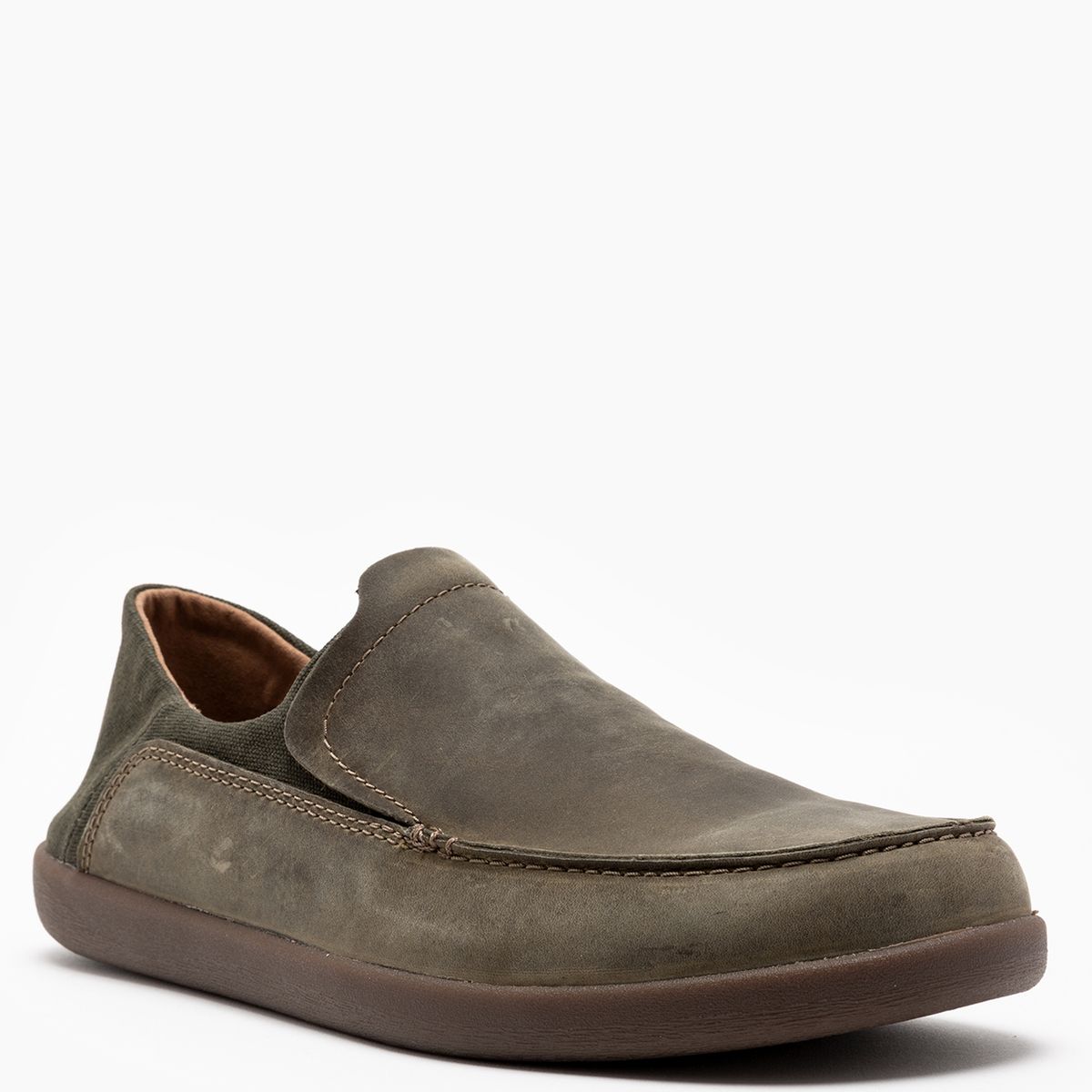 CLARKS - Clarks Mocasín Hombre Cuero Verde
