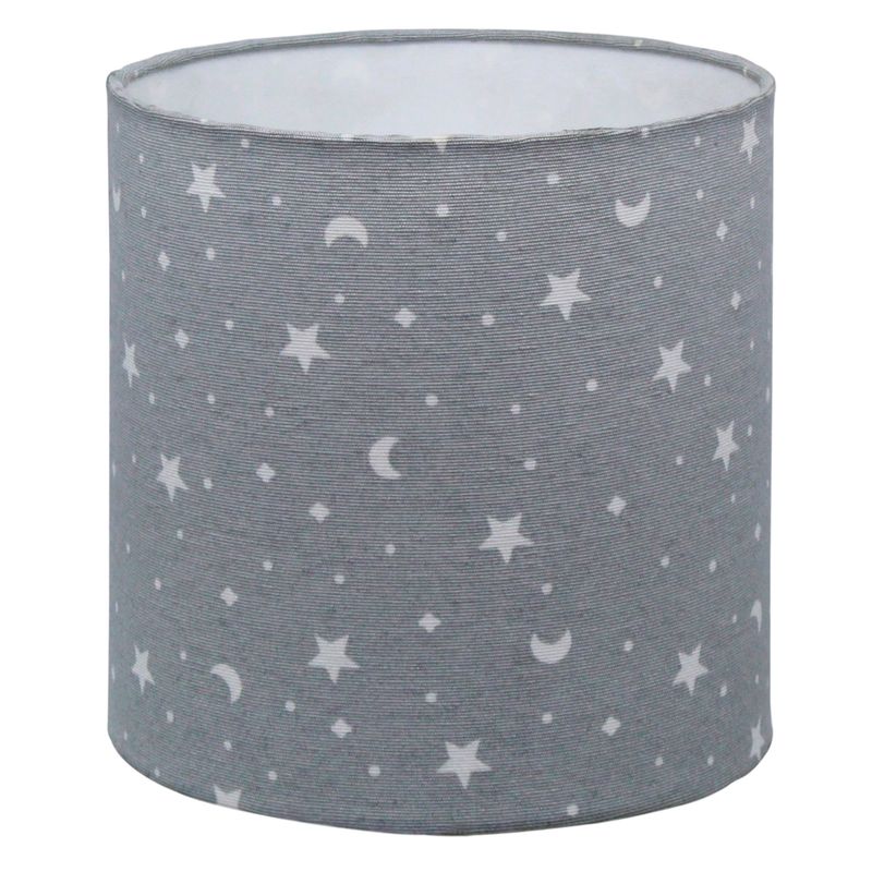 LIGHTME - Pantalla Gris Estrella Luna 17 x 17 cm Lightme