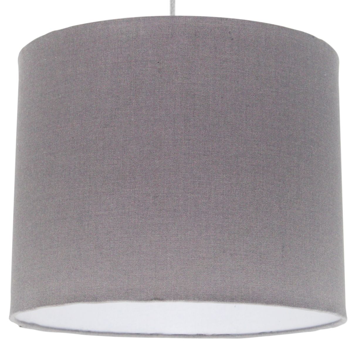 LIGHTME - Lámpara de Colgar Gris Lisa 25 x 20 cm Lightme