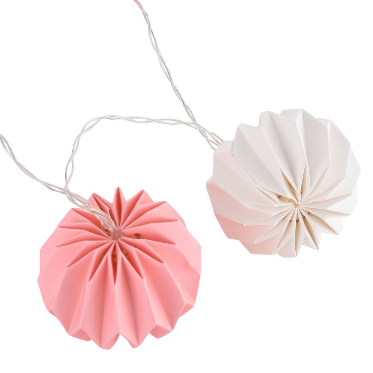 LIGHTME - Guirnalda Led Origami Bco/Ro 10Led Lightme