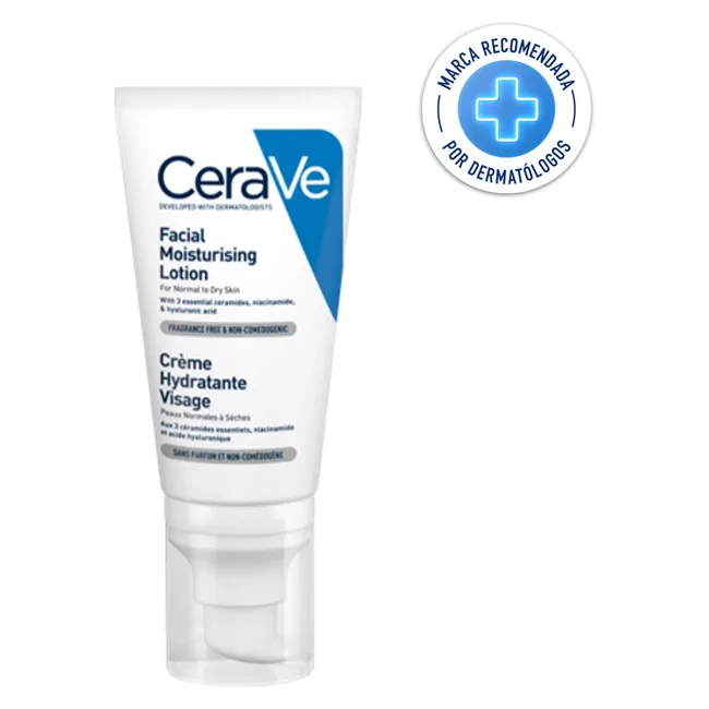 CERAVE - Loción Hidratante Rostro Pm 52 Ml Cerave