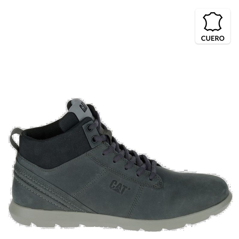 CAT - Botín Hombre Cuero Gris