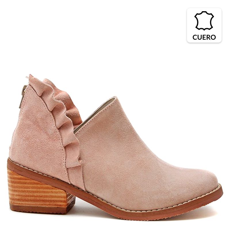 DI MARIA ZAPATERIA - Botín Mujer Camelia Rosa