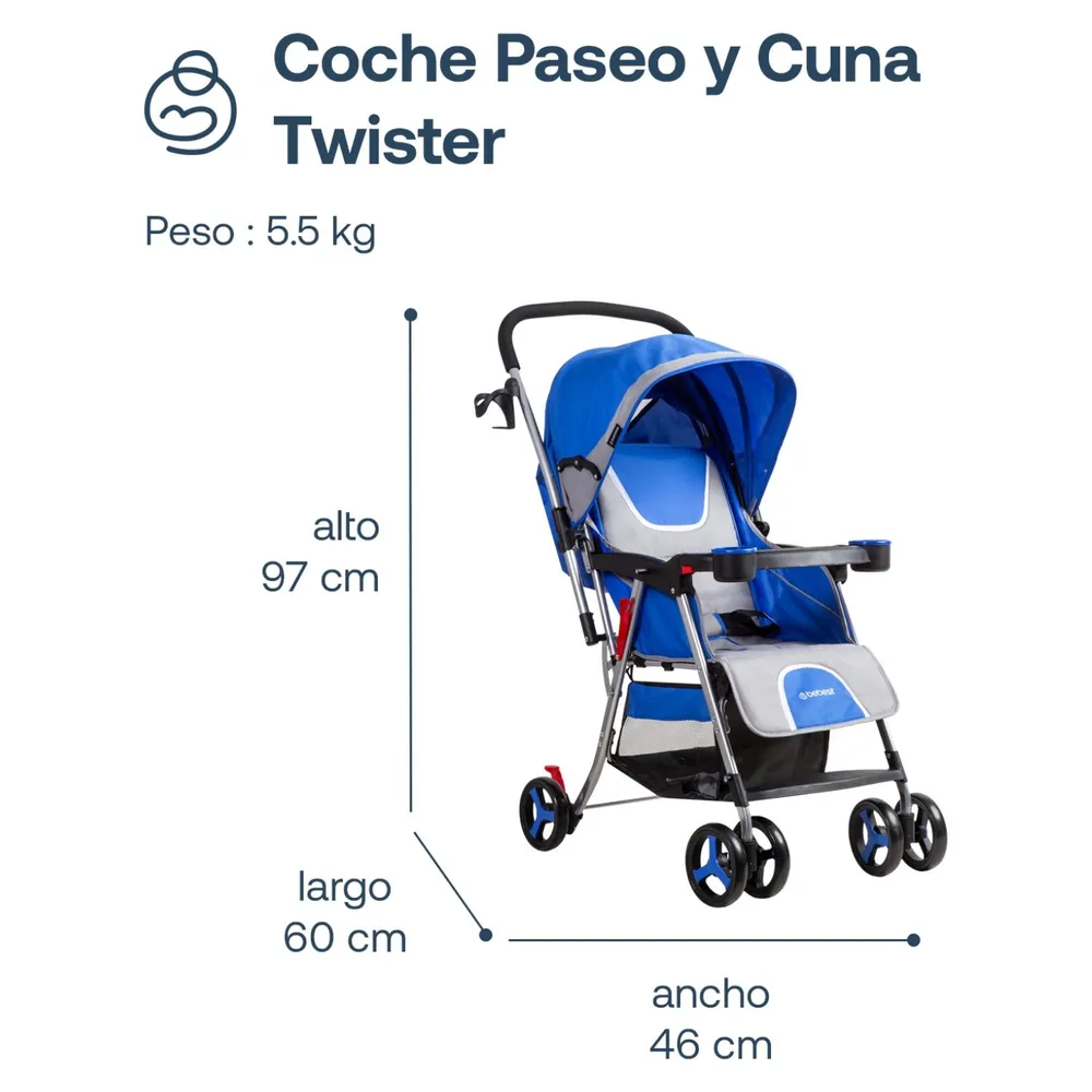 Bebesit Twister SX Azul, foto 6