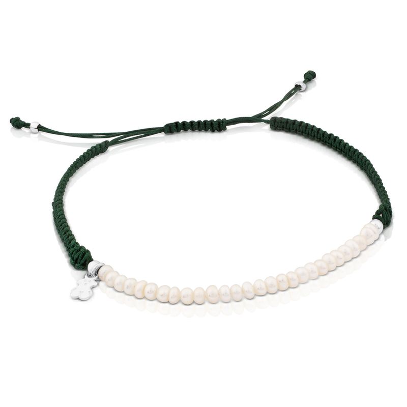 TOUS - Pulsera Color De Plta Y Perla Mujer Tous