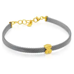 TOUS - Pulsera Icon Mesh De Acero Y Oro Mujer