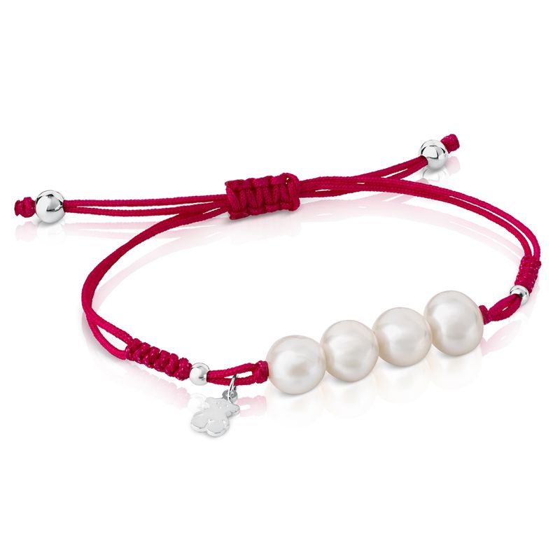 TOUS - Pulsera Perlas De Plata Mujer Tous