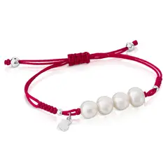 TOUS - Pulsera Perlas De Plata Mujer