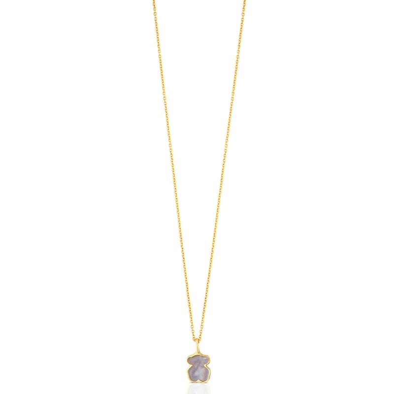 TOUS - Collar Xxs Oso De Oro Y Nacar Mujer Tous