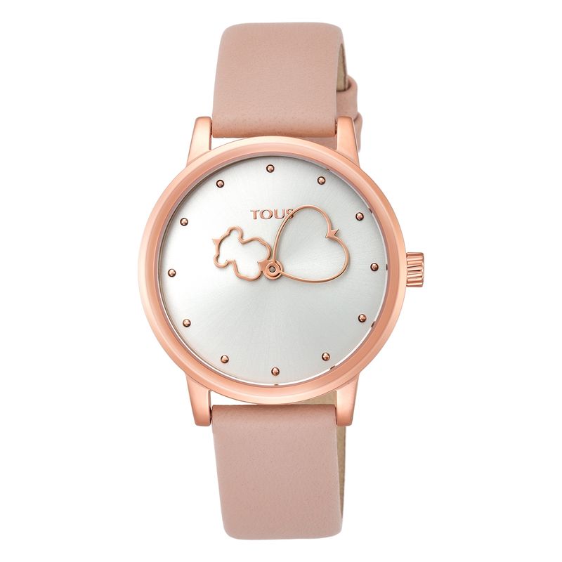 TOUS - Reloj Bear Time De Acero Ip Rosado